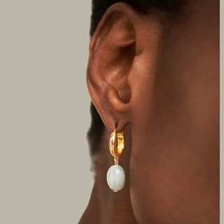 Rio Gemstone Huggie Earrings