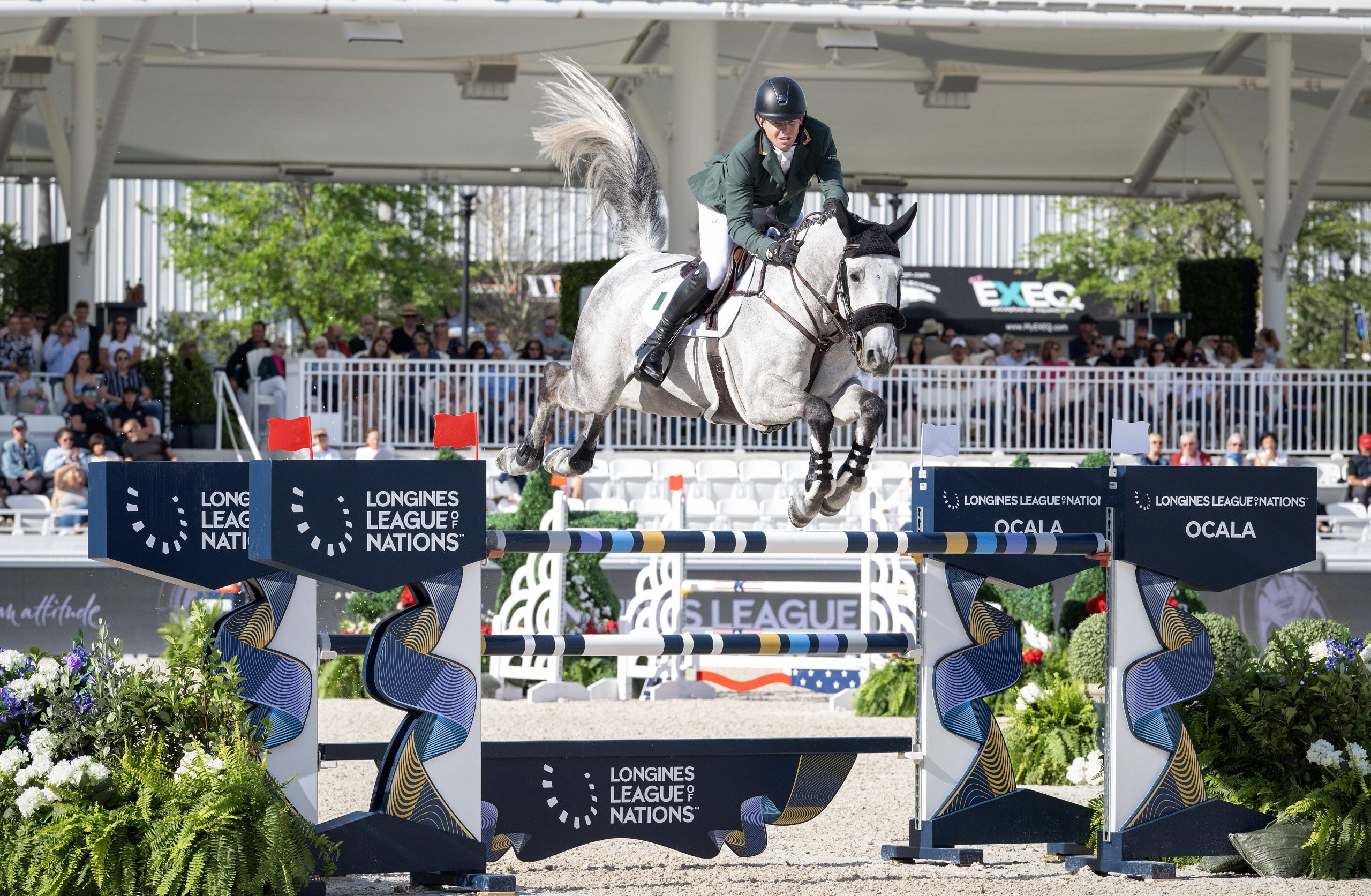 Shane Sweetnam on Otis Blue help the Irish to LLN victory in this week's international showjumping news