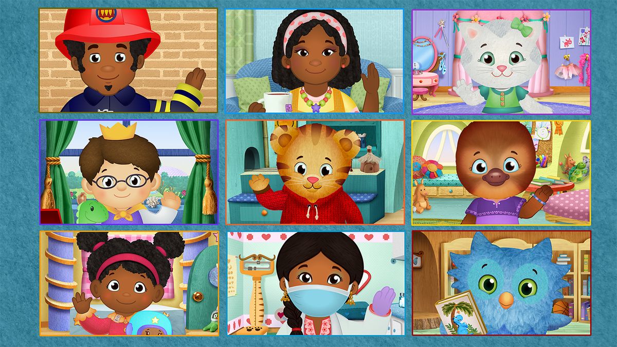 daniel tiger's neighborhood friends and family figure set