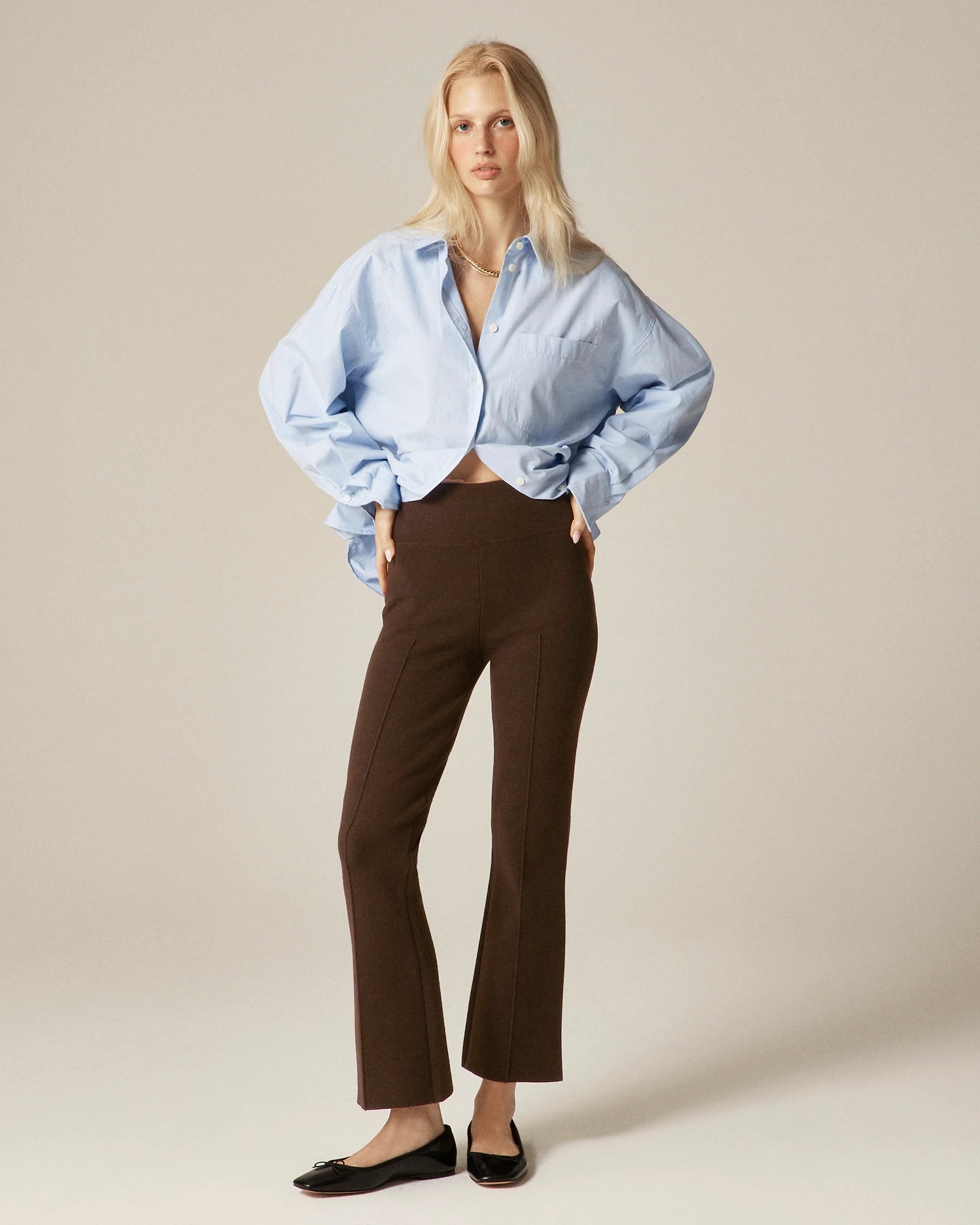 J.Crew, New Delaney Kickout Sweater Pant
