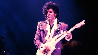 Prince performs onstage