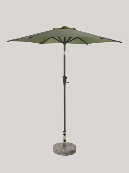Aluminium Wind-Up Parasol, 2.2m