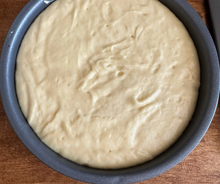 Vanilla sponge cake batter for the air fryer