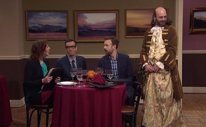 Seth Meyers debuts the first of Late Night's rejected SNL skits, 'Jennjamin Franklin'