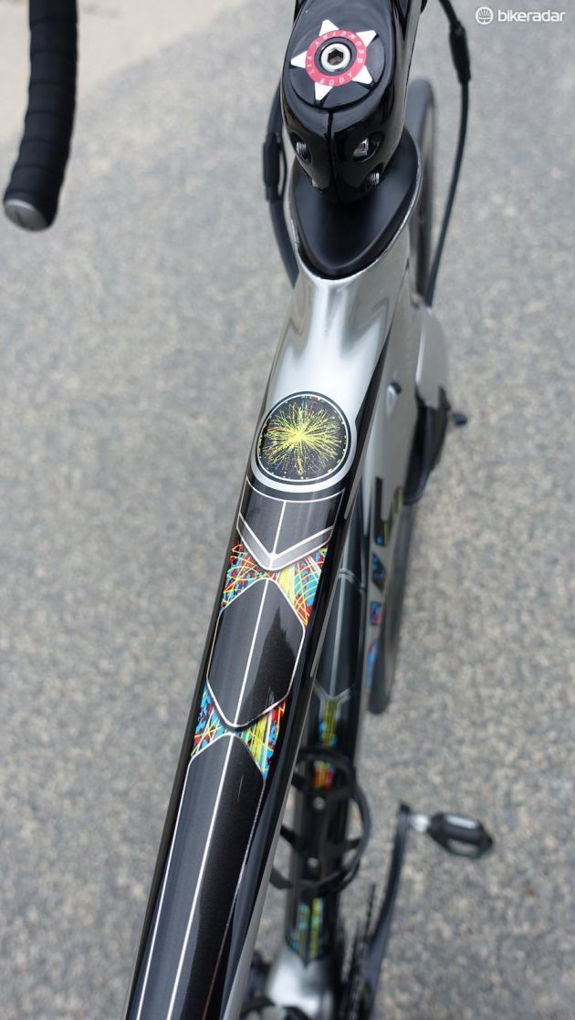 Small details dotted the frame and fork