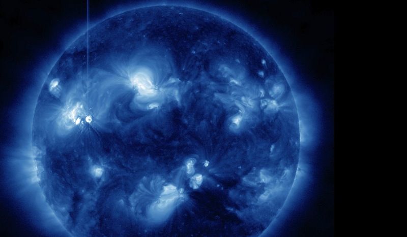 Big Sunspot Unleashes Intense Solar Flare | Space