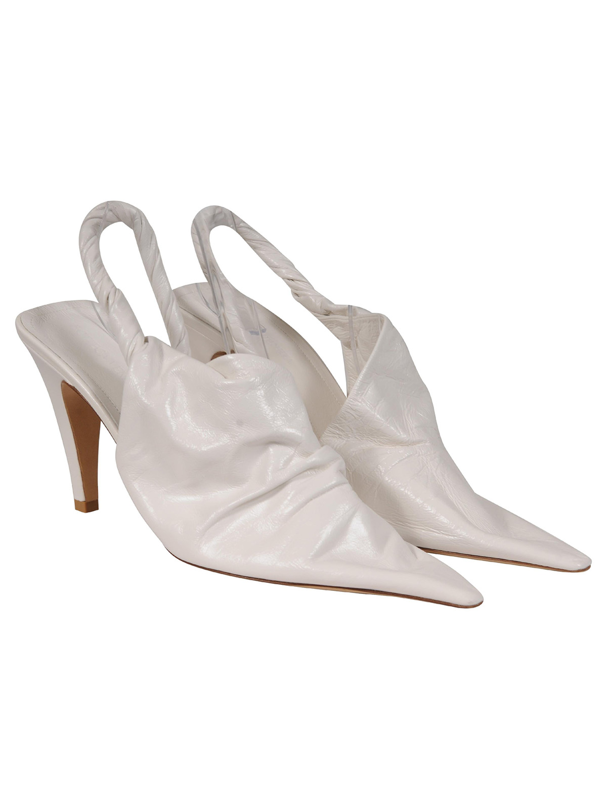 Bottega Veneta, Twist Crinkle The Point Mules