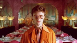 AI generated image of Harry Potter in style of Wes Anderson