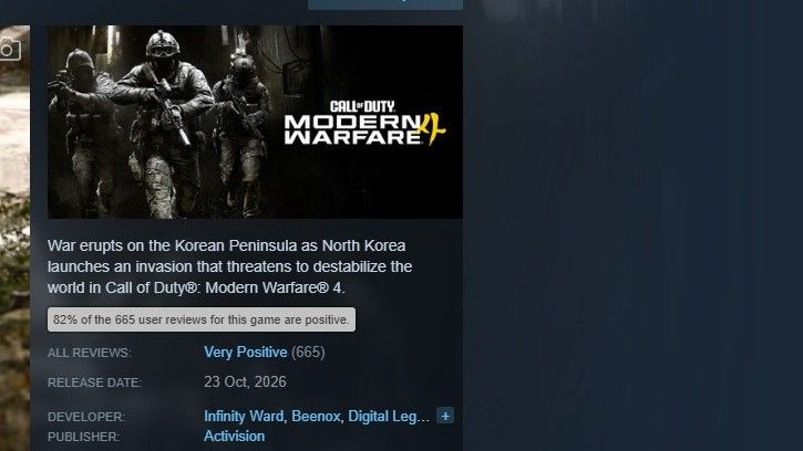 Screenshot of Steam Reviews