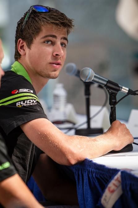 Peter Sagan (Cannondale) talks about his chances this week.