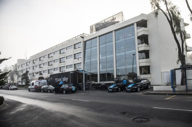 Team Sky's hotel in Mallorca