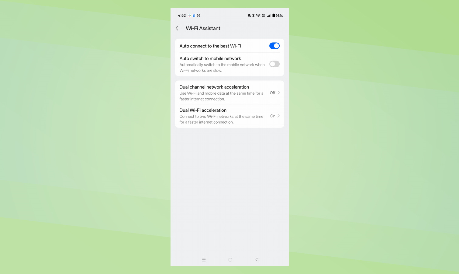 OnePlus 15 screen shots.