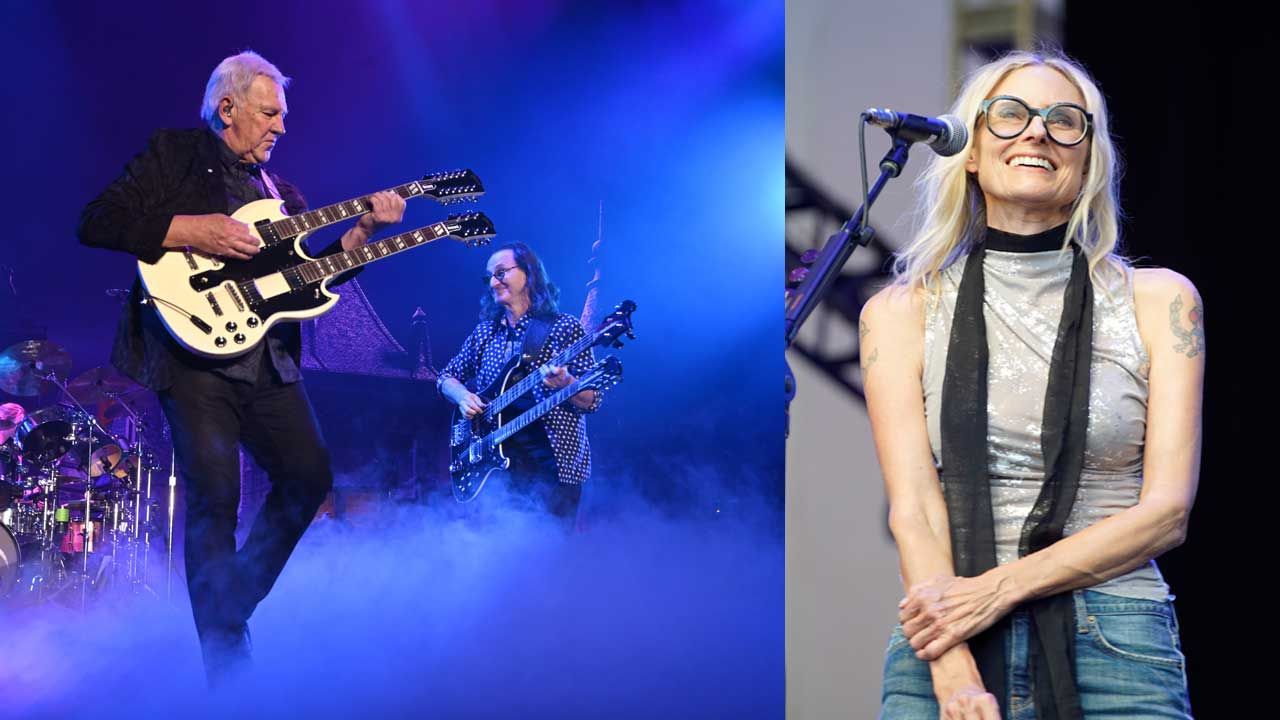 Aimee Mann reacts to performing with Rush in Los Angeles