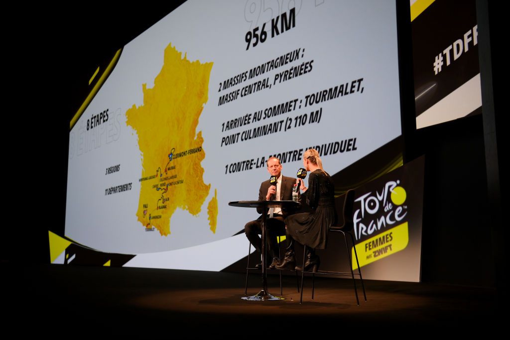 Christian Prudhomme and Marion Rousse present the 2023 Tour de France Femmes