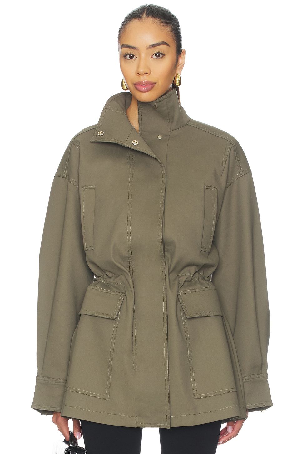Mai Compact Suiting Parka Jacket