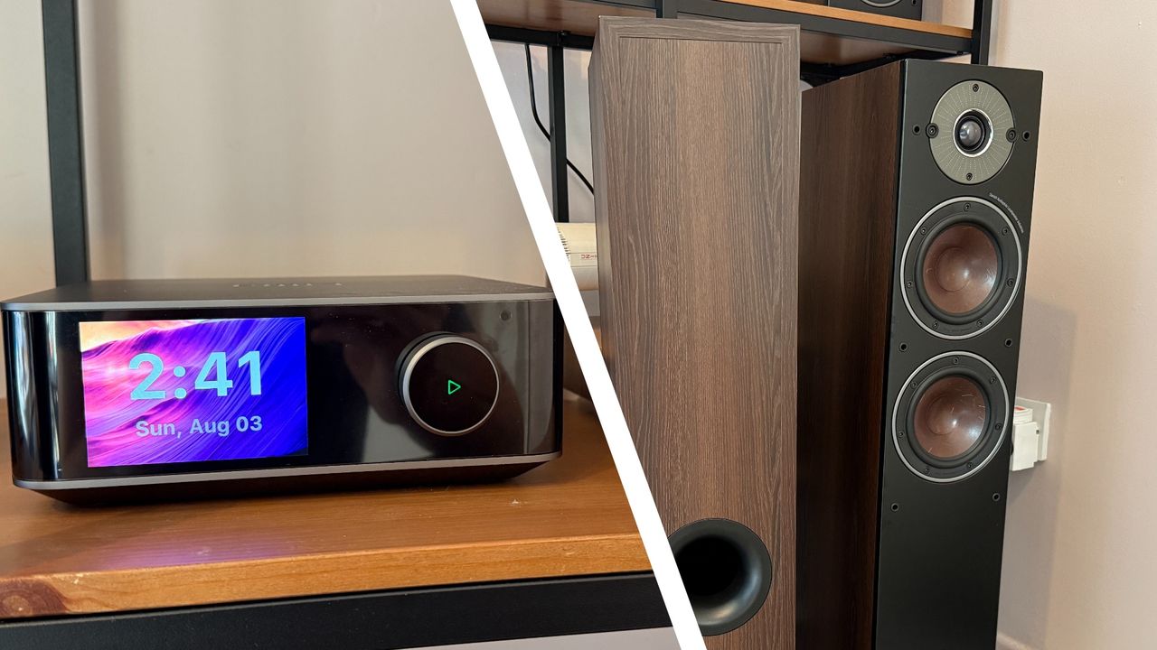 My ultimate Prime Day hi-fi tip — buy the Wiim Amp Ultra for a bargain price and pair it with these floorstanding speakers for a huge-sounding setup