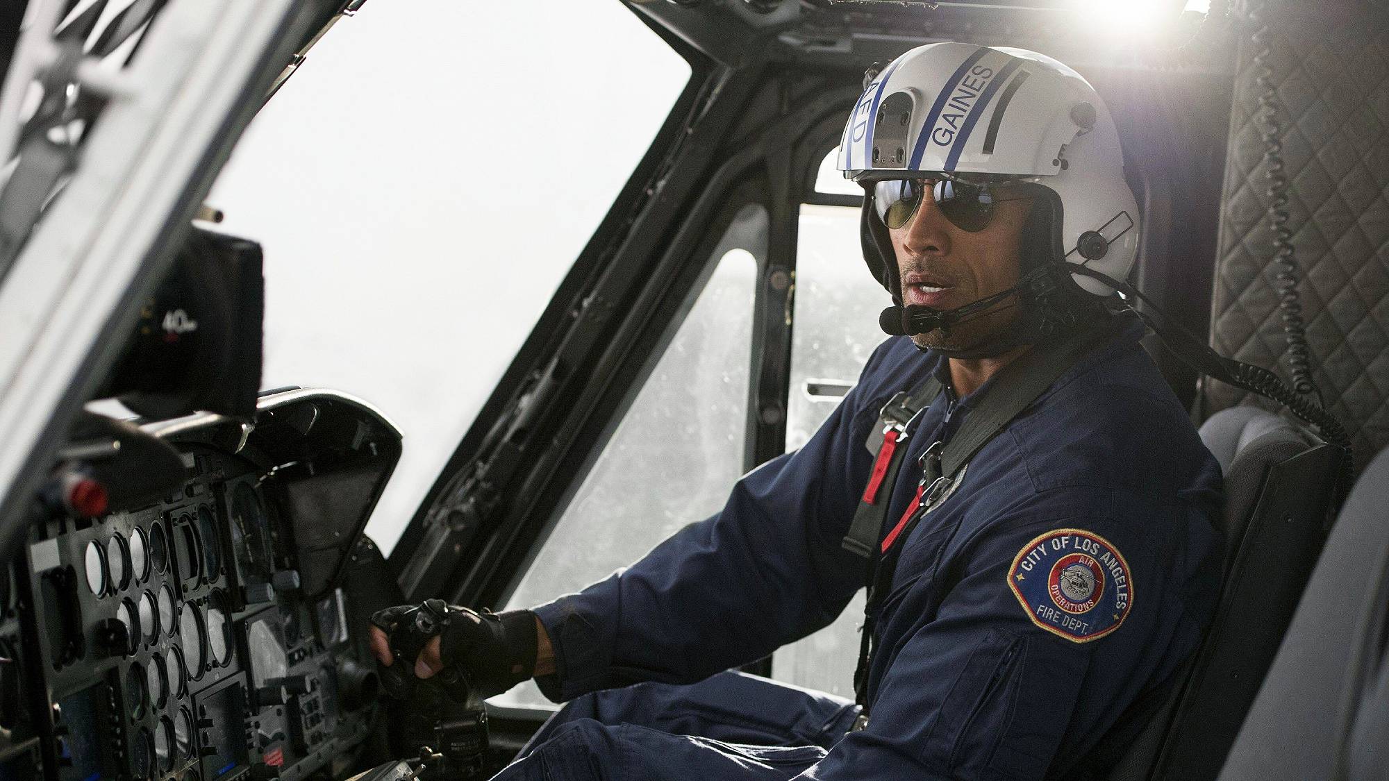 Dwayne Johnson in &quot;San Andreas&quot; movie (2015)