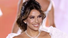 Eva Longoria on the L'Oreal runway at Paris Fashion Week September 2024