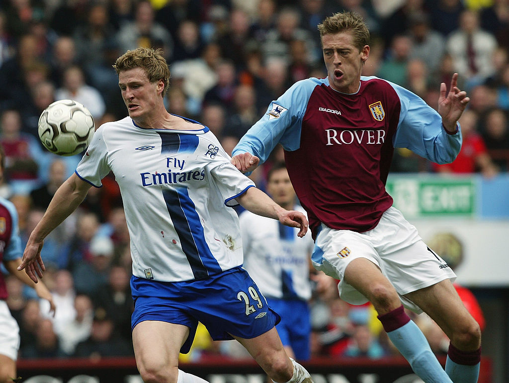 Peter Crouch in his Aston Villa days