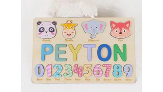 Personalized name puzzle from Etsy