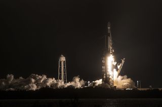 SpaceX's Starlink 17 mission lifts off on a Falcon 9 rocket from Launch Complex 39A at NASA's Kennedy Space Center in Florida, on March 4, 2021.