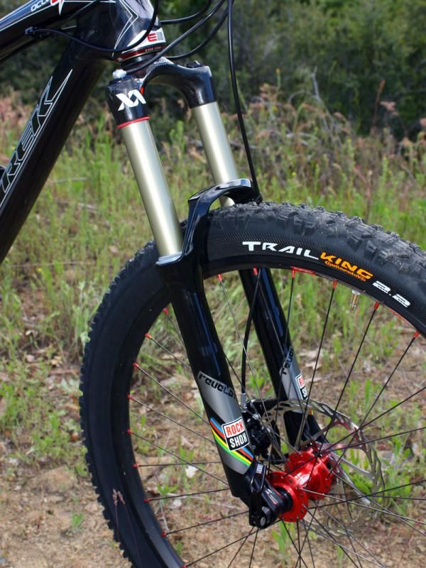 Our fork of choice for the Ashland Super D was RockShox's new Revelation XX World Cup with 140mm of travel.