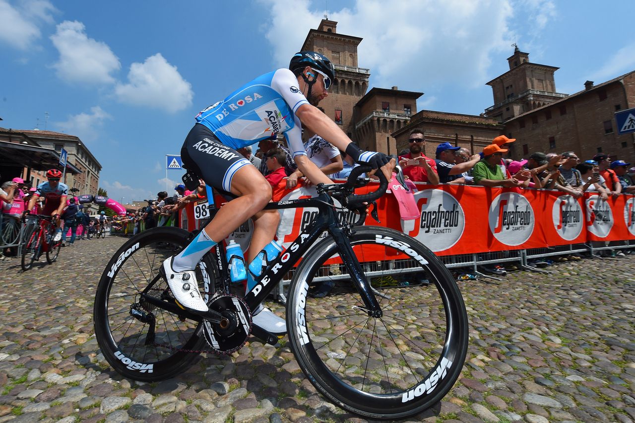 Guy Sagiv (Israel Cycling Academy) at the start