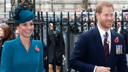 Kate Middleton and Prince Harry in 2019