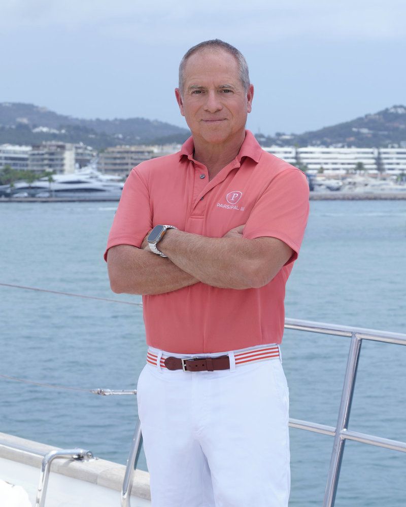 Captain Glenn Shephard in a promo image for Below Deck Sailing Yacht season 5