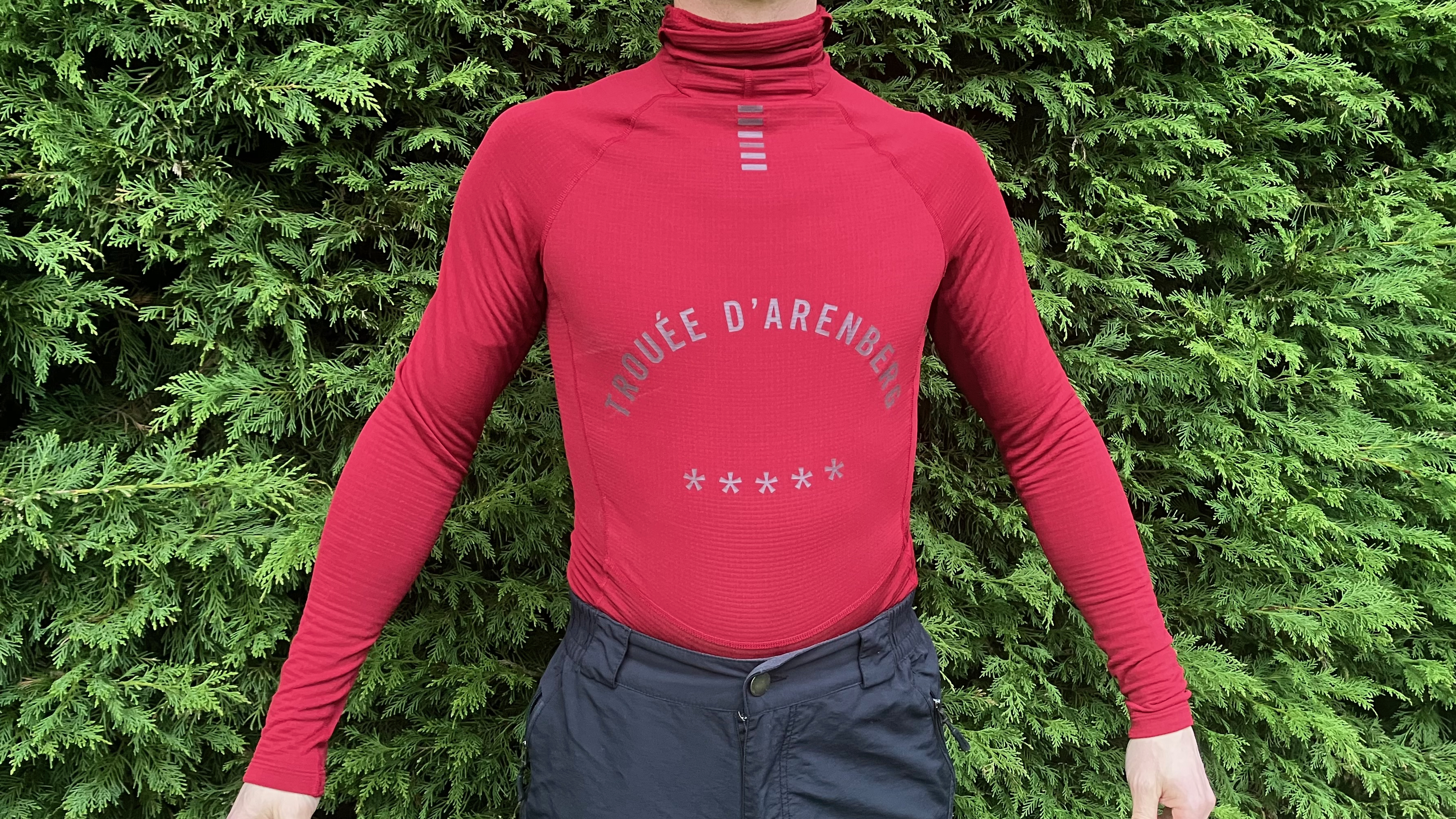 Winter Cycling Base Layer (with Collar) - for Pro Cycling