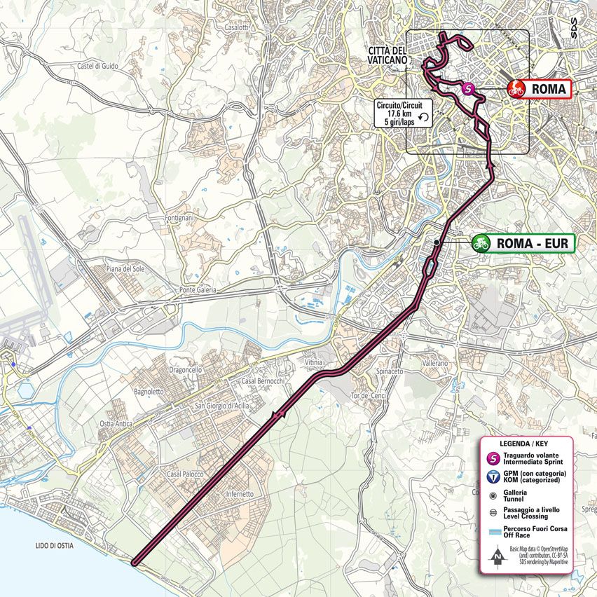 Maps and profiles of the 2023 Giro d'Italia