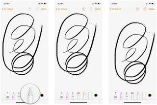 How to use the Lasso tool in Notes on iPhone and iPad: Select the Lasso tool, draw the lasso over the object you want, then move it with your finger
