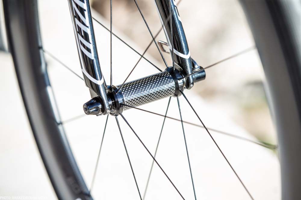 The front hub
