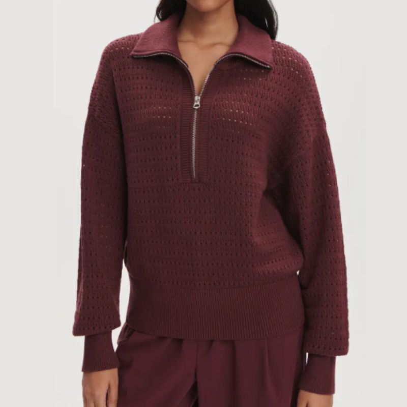 half zip jumper
