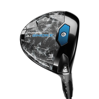 The Callaway Paradym Ai Smoke Max Fairway Wood on a white background