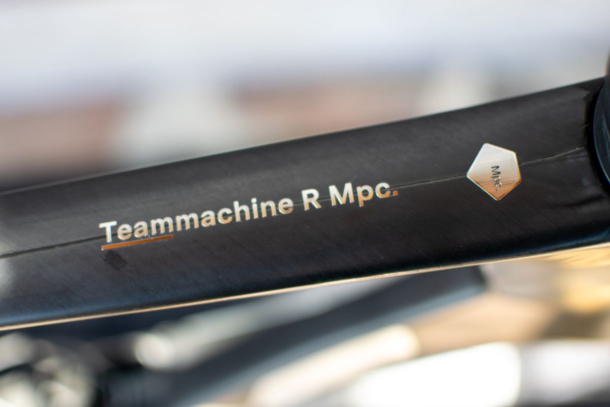 A BMC Masterpiece road bike