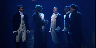 The male leads of Hamilton in Right Hand Man