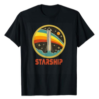 TeeSmiths SpaceX Starship vintage t-shirt