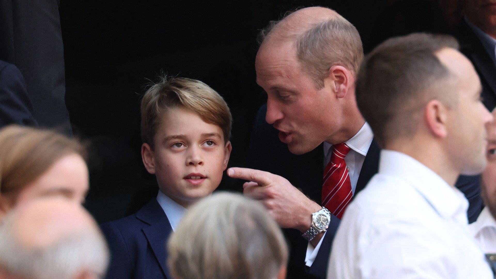 Don't Believe the Rumors: Prince George Was *Not* Getting Told Off by His Father, Prince William, at the Rugby World Cup Last Weekend | Marie Claire