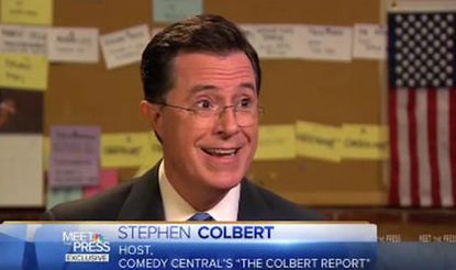 Here's what Stephen Colbert is like out of his Colbert Report character