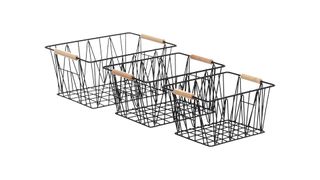 Wire Storage Baskets (3)
