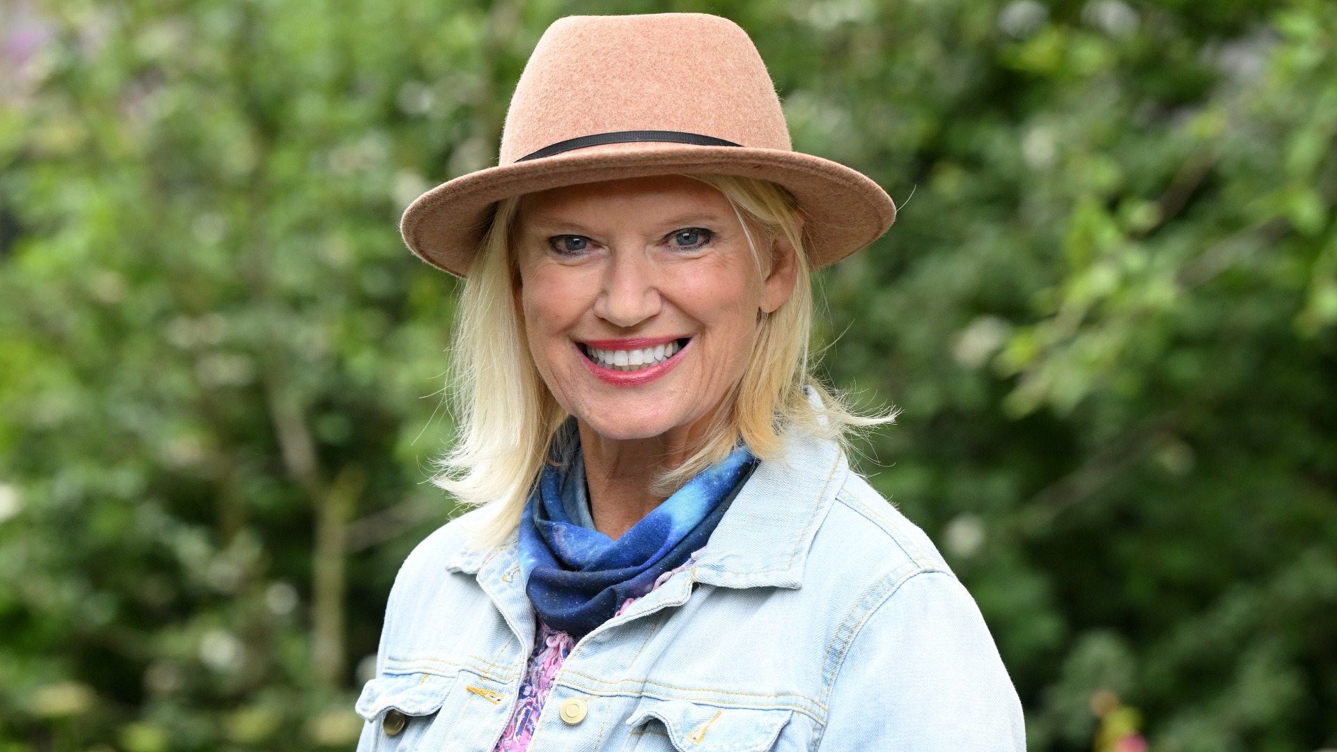 Anneka Rice attends the 2023 Chelsea Flower Show at Royal Hospital Chelsea