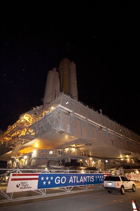 Atlantis space shuttle prepares for launch