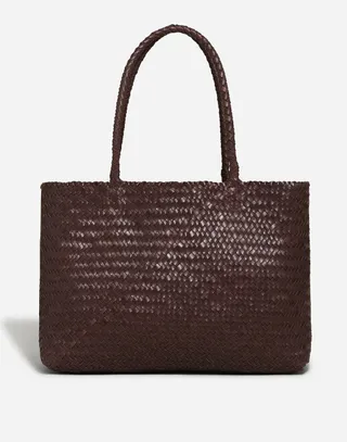 Madewell Handwoven Leather Tote