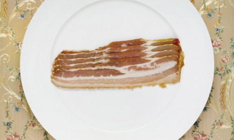 When faced with an unending nose bleed, doctors went for the unorthodox, rolled-up, uncooked bacon approach to put a stop to the hemorrhage.