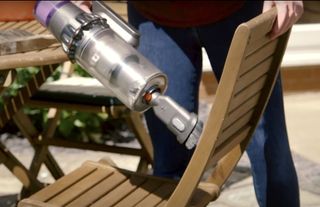 how to clean outdoor furniture - remove loose dirt