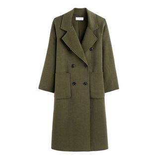 Khaki La Redoute winter coat
