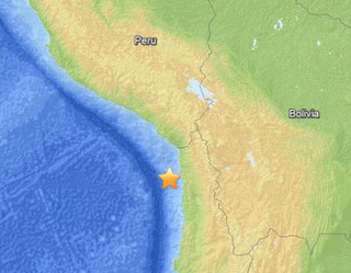 A strong earthquake struck off the west coast of South America on April 1, 2014.