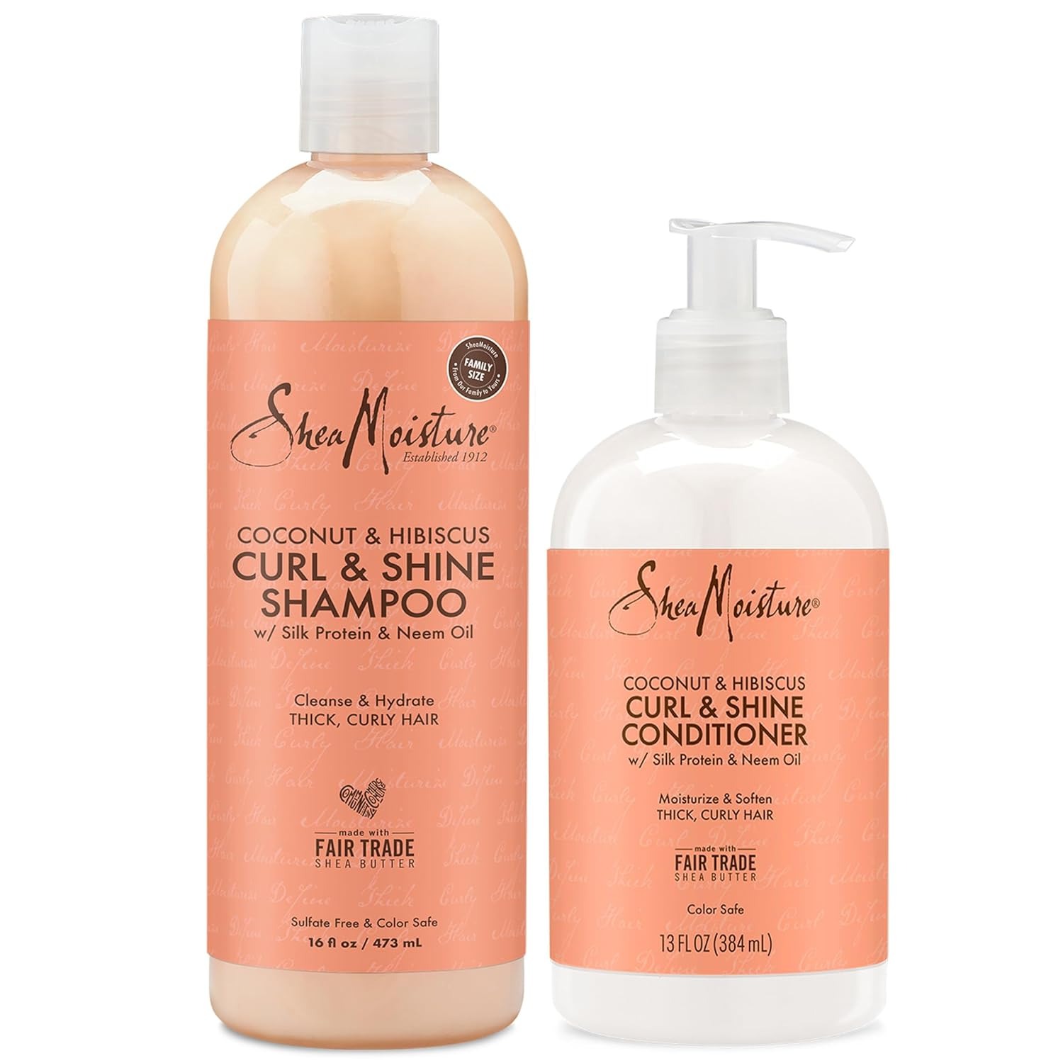 Shea Moisture Curl 
Shine Shampoo and Conditioner Set