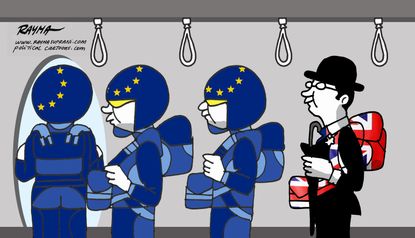 Political cartoon World Brexit